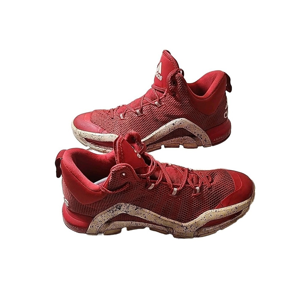 Adidas Crazyquick Red Techfit Adiprene+ Basketball Shoes D73911 Mens 11.5